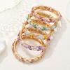 Traditional Filigree Enamel Bangle Rhinestone Women's Wrist Jewelry  Daily
