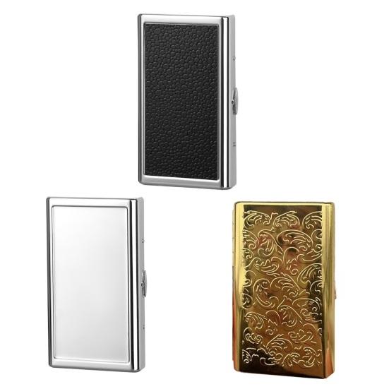 Винтажный держатель для карт Тонкий металлический чехол Карманный корпус из нержавеющей стали Кошелек Защитный чехол для кредитных карт для мужчин женщин Визитница