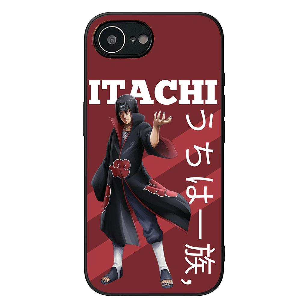Чехол для телефона Itachi Uchiha Naruto Akatsuki для Apple iPhone 16 15 14 Plus 13 12 Mini 17 Pro Max + ProMax 16E Air 16+ Корпус