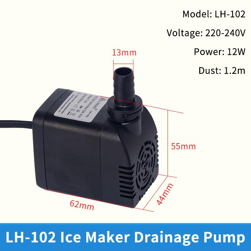 1 шт. 220 В Hzb-50 60 80 Циркуляционный погружной насос для ледогенератора Насос для воды Ap1200/Lh102 Для Wellcome Wotuolai Chigo Ice Bear