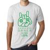 Мужская винтажная футболка с рисунком Футболка Hardcore Gamer с 1976 года Vintage White