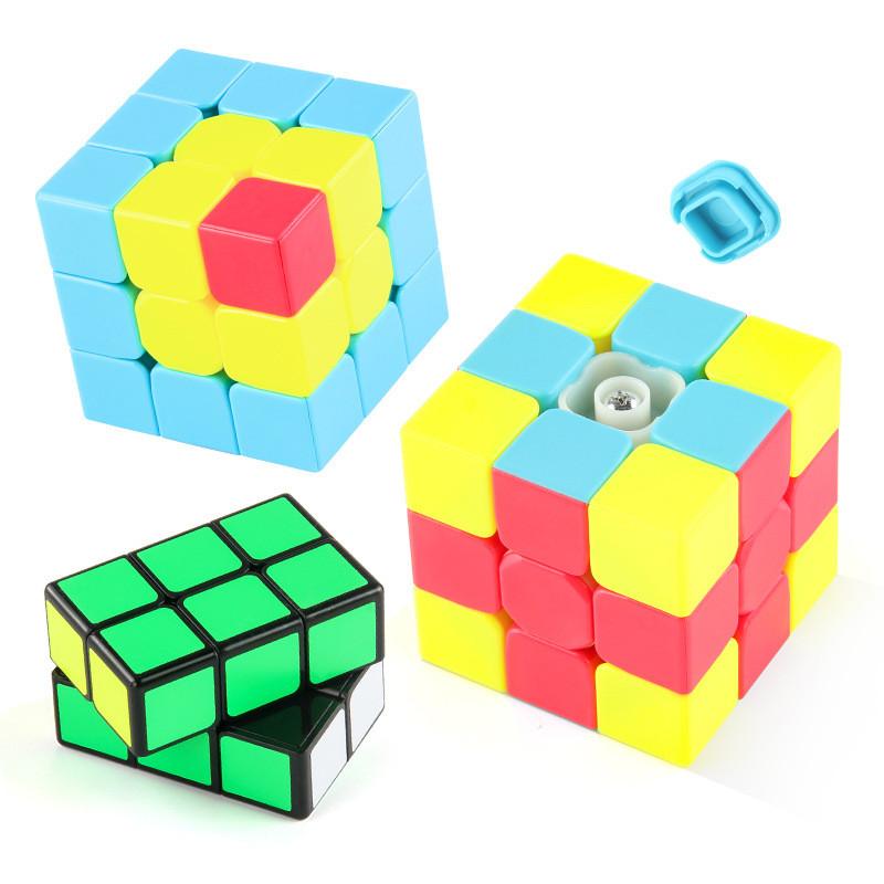 Colorful Smooth Rotating Three Layer Educational Cube Toy For Kids With Unique Designs And Engaging Features