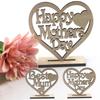 Beautifully Crafted Wooden Heart Plaque Perfect Happy Mothers Day Gift Decor