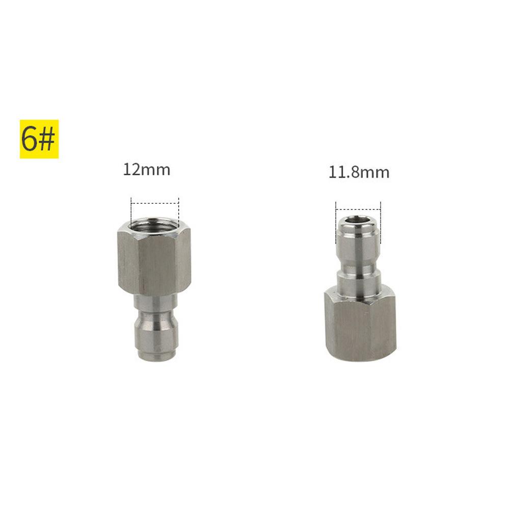 Адаптер для быстрого подключения 1/4 дюйма-разъем для мойки высокого давления автомобиля для чистки автомобиля 1 # ~ 19 #