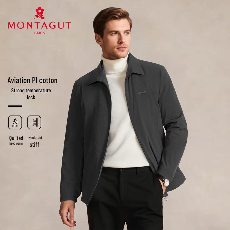 MONTAGUT Men's Padded Business Casual Winter Jacket