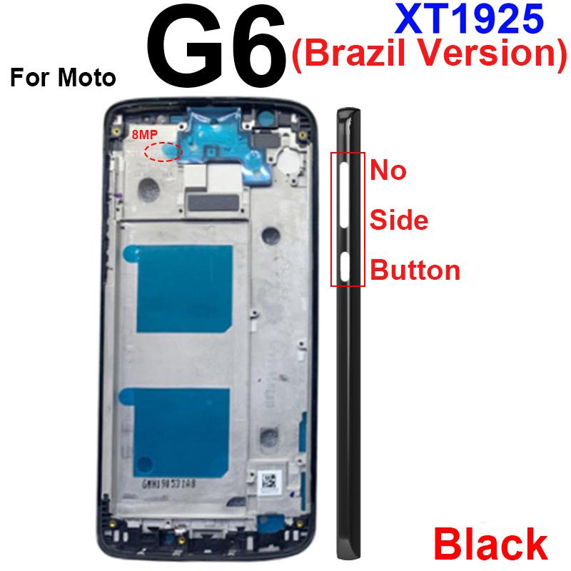 Middle Frame Housing For Motorola Moto G6 G6 Plus Middle Frame Cover Chassis Bezel Repair Parts