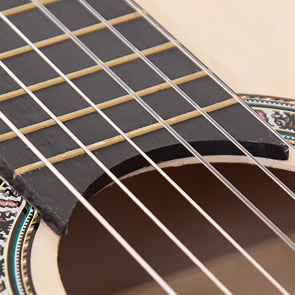 Покрытие Сверхлегкие Классические Гитара Прозрачный Нейлон Серебряные Струны Посеребренная Медь 1 комплект гитара Набор Струн для Классической Гитары