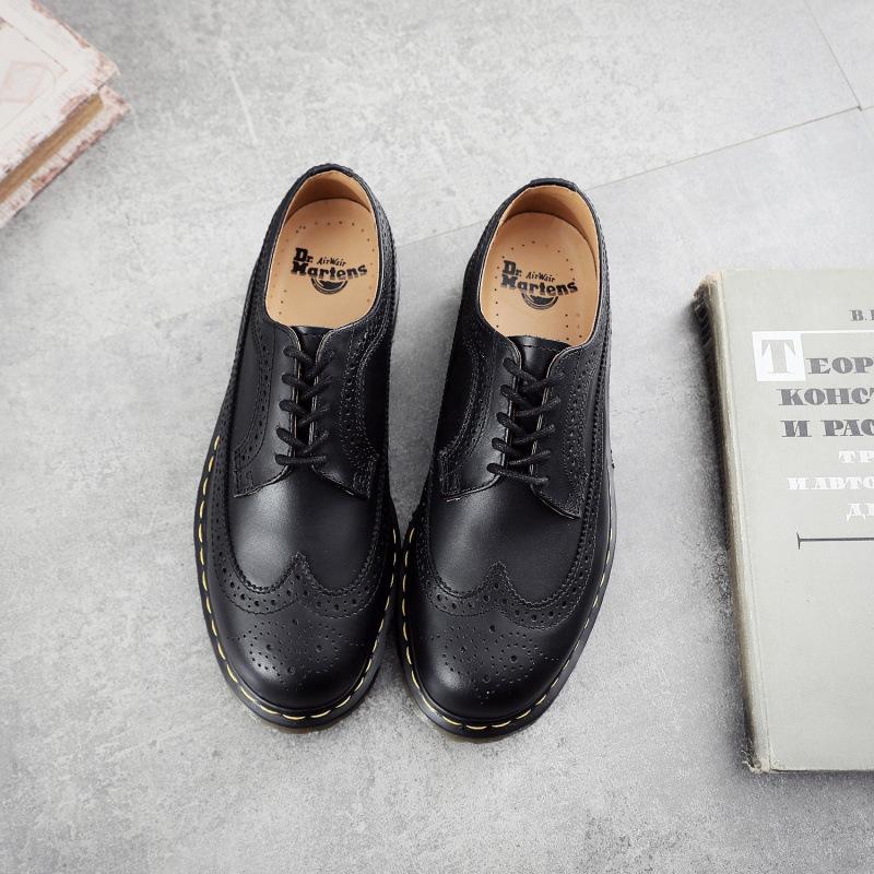 2025 весна новая пара броги маленькие кожаные туфли британский ветер цветочное платье мужские и женские одинарные туфли большой размер 45