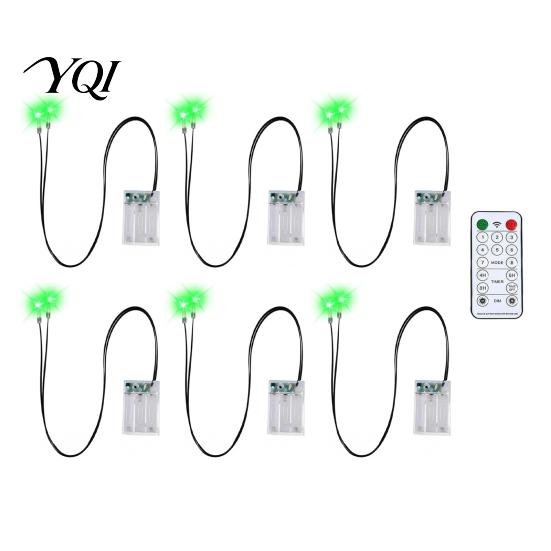 LED Eyes with 8 Lighting Modes 6Pcs Halloween Glowing Timer And Remote, Light Up Skull Decorations Skeleton Eyes, Horror DIY for Masques, Pumpkins,