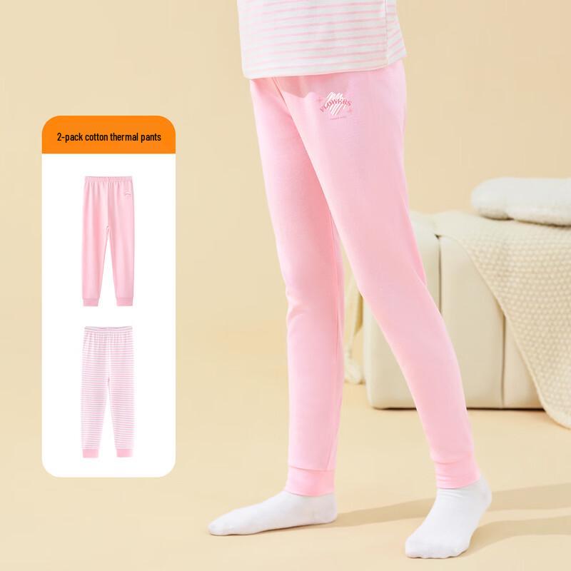 Хлопковые термолеггинсы для девочек Yiershuang (2-Pack)