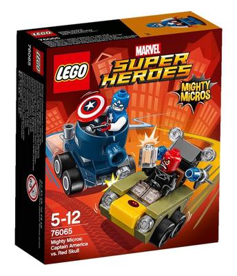 LEGO Супергерои Могучий Капитан Америка против Красного Черепа 76065 Микро