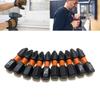 10Pcs Impact Antislip Screwdriver Bit 1/4inch Hex Shank Magnetic Tip Crossing Screwdriver Bit Set Impact Bit