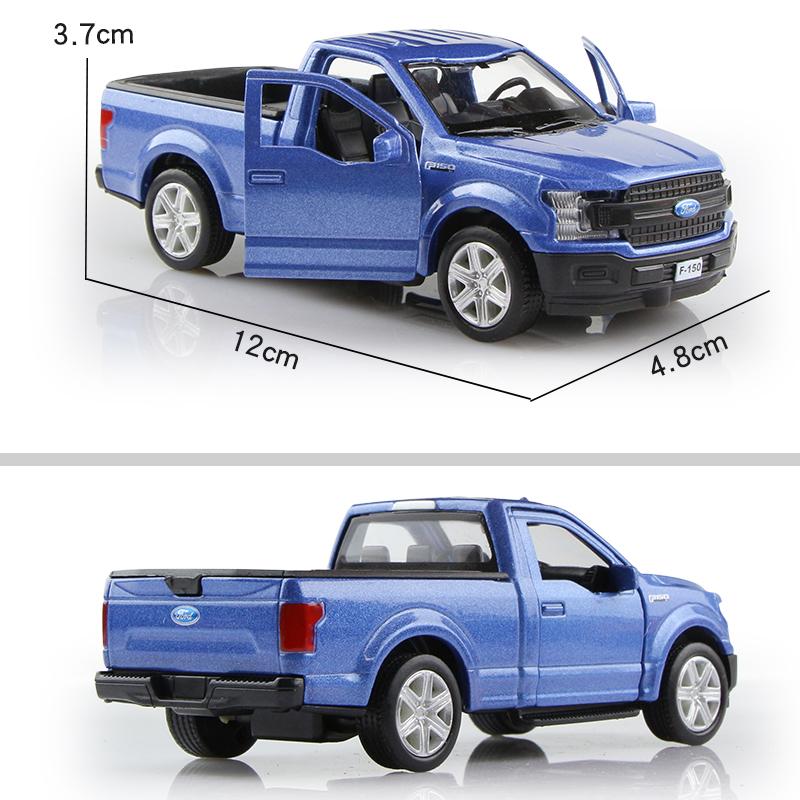 Ford F150 SVT Raptor 2018 Пикап Симулятор Литье под давлением и Игрушечные Транспортные Средства Машинка с инерционным механизмом и открывающимися дверями RMZ city 1:36 Коллекционных Моделей из Сплава