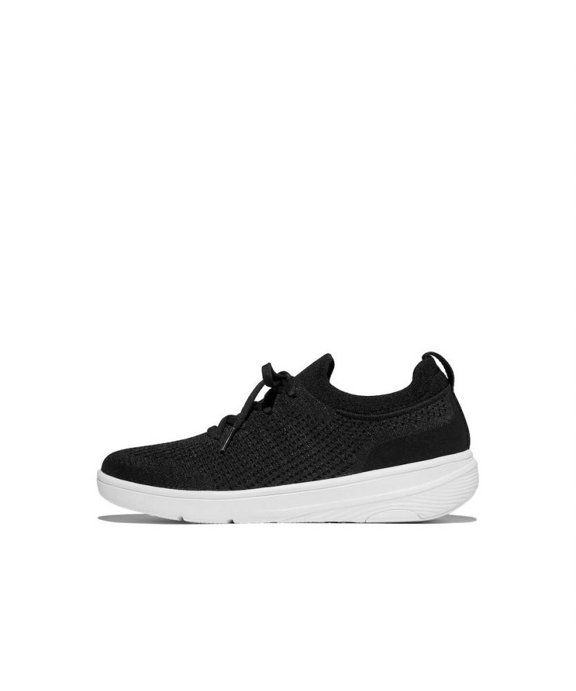 Fitflop [Super-Q] Женские вязаные слипоны - Черные (Ft59K2N225)