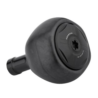 Ручка катушки Gomexus F38, круглая ручка из кованого карбона, 38 мм, сменная ручка Daiwa Type S Shimano Type A, катушка для спиннинга, совместимая с морскими