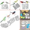 Flower Bird Cutting Dies Metal Stencil DIY Scrapbooking Album Card Embossing Craft Decor Animal Parrot Sparrow