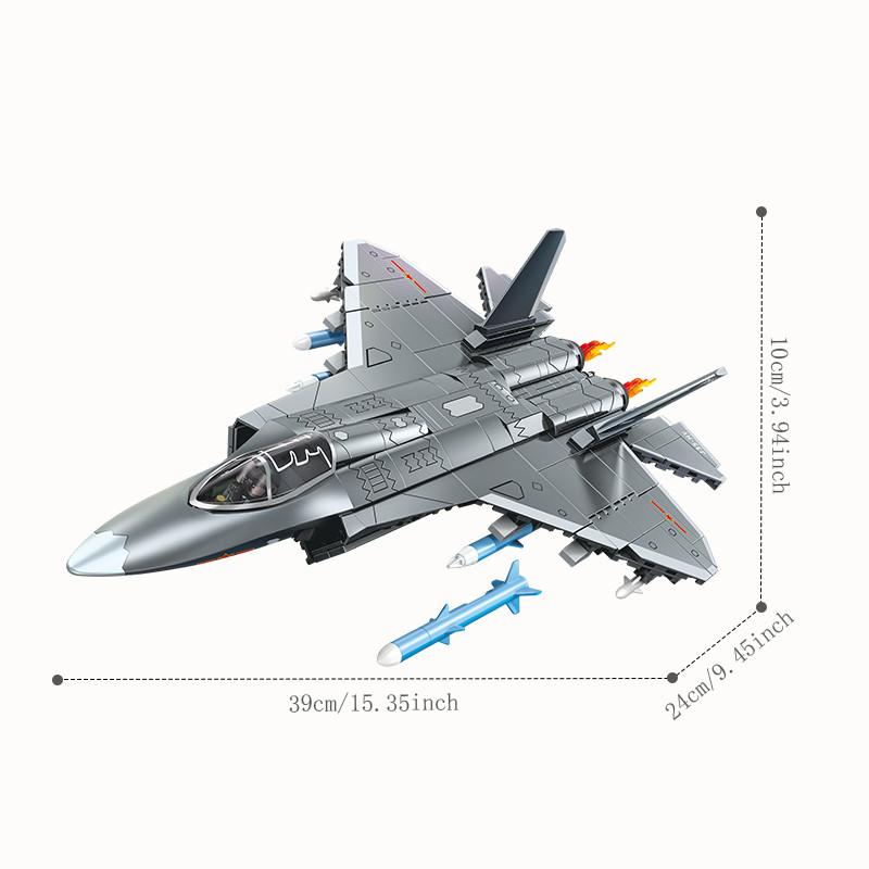 Нетоксичный Sembo J-35 Палубный Истребитель Конструктор Модель Самолета Серия Военная Самолет Модель Кирпичи Детские Игрушки Подарки