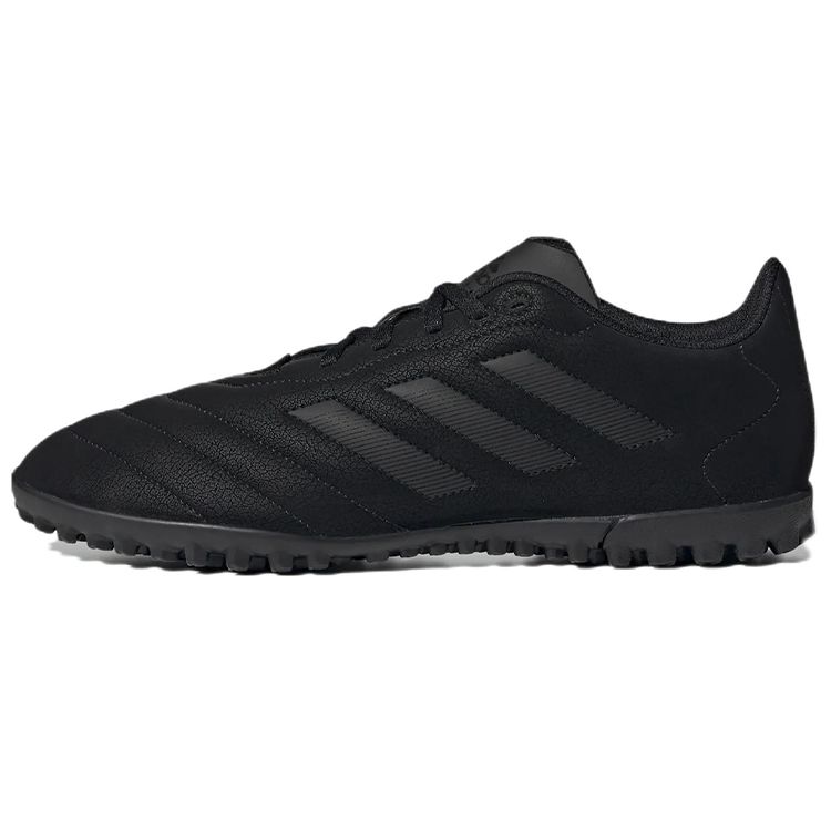 Adidas Goletto 8 Pasto Round Toe Lace-Up TF (Rubber Studs) Slip-Resistant Durable Soccer Shoes Men Soccer Shoes Black GY5773