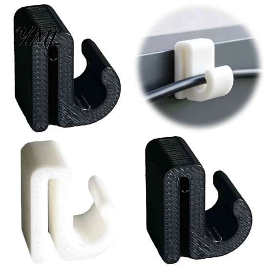 Easy Install String Light Hooks Pergola Cable Clip, Outdoor Wire Organizer Hook for 3-8mm Strings, Tool-Free Snap-On Garden Hangers Install,