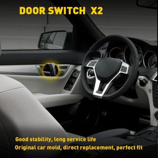 2X Power Door Lock Switch 2049058402 Button Fit Mercedes-Benz·C-Klasse·W204