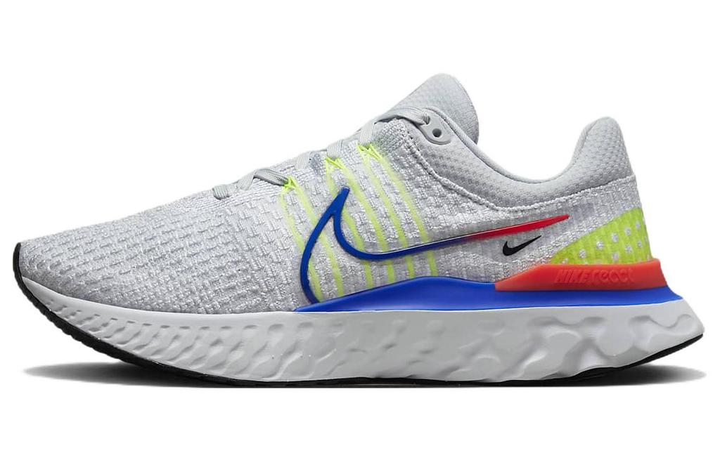 Nike React Infinity Run Flyknit 3 Чистый платиновый Синий гонщик DX3353-001