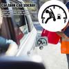 Наклейки на автомобиль ПЭТ Светоотражающие Забавные знаки Наклейка Водонепроницаемый Знак высокого расхода топлива Устойчивые к погодным условиям Наклейки на крышку бензобака и бампер