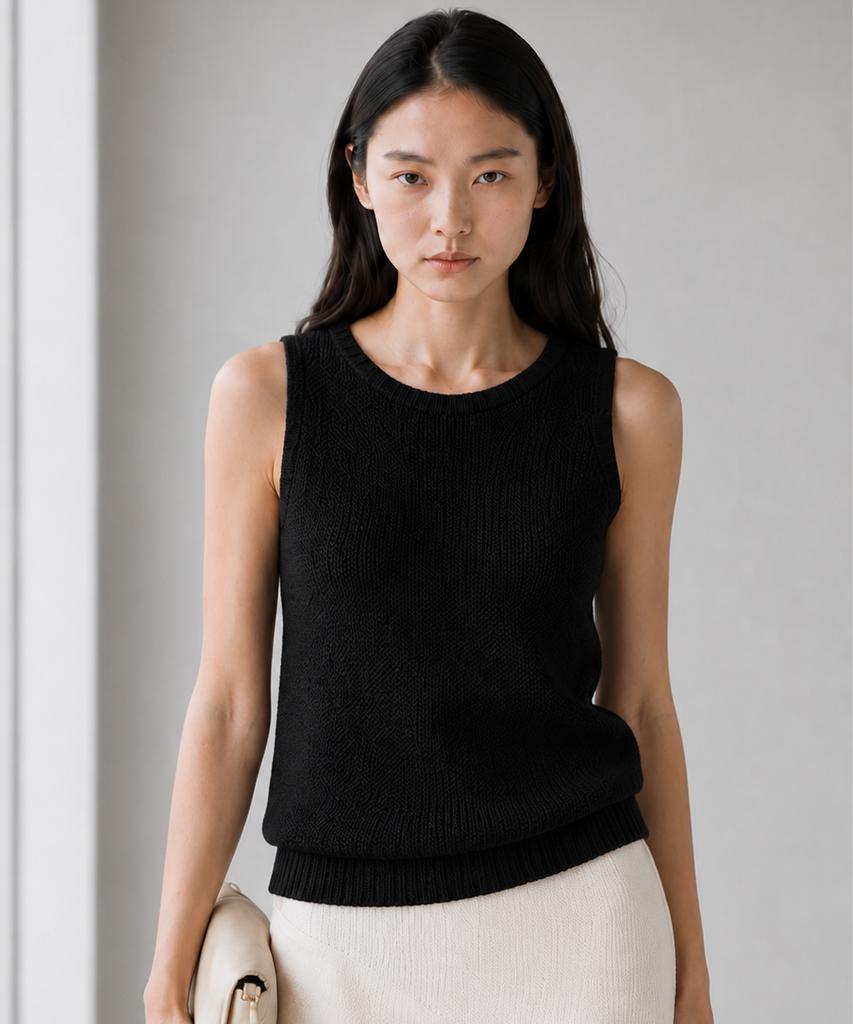 KIMDOH Noma Knit Top - Black