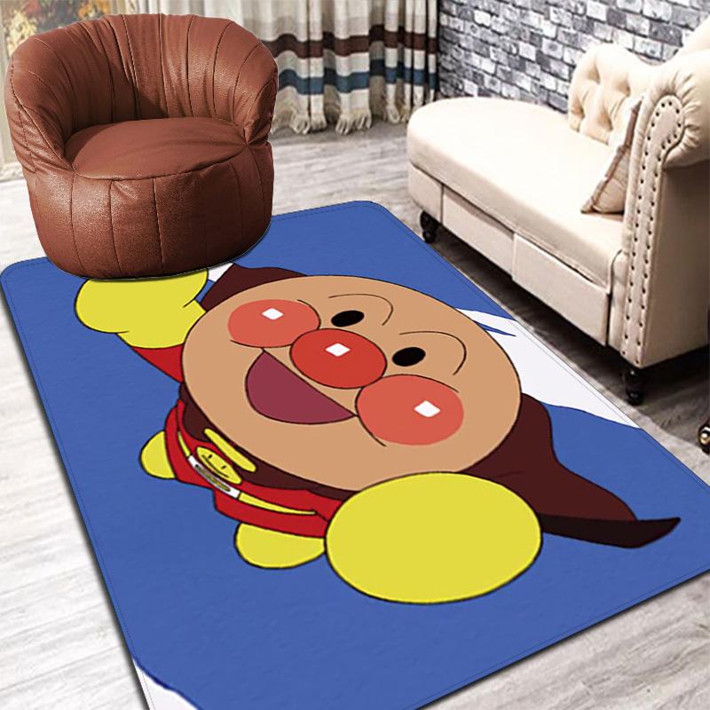 Anpanman Rug Floor Mat for Living Room or Bedroom Soft and Comfortable Carpet a Gift for Birthday and Holiday.NFF0928343