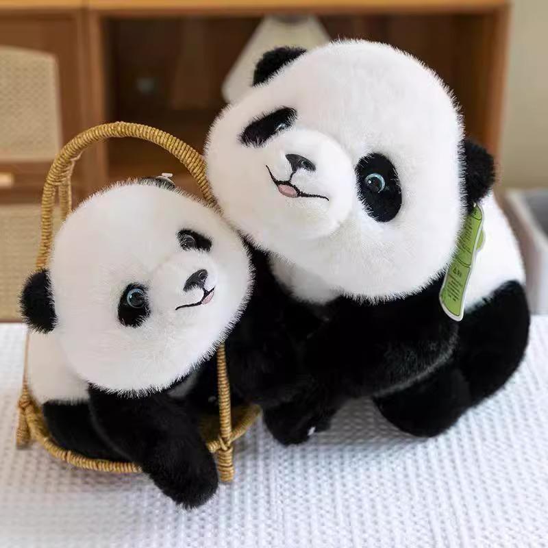 Новая стильная плюшевая игрушка Ppapa Panda, кукла-гигантская панда из зоопарка, подарок на день рождения для детей