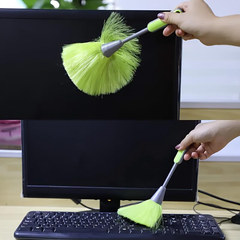 1Pcs Essential Living Microfiber Soft Dust Brush, Perfect for Cleaning Laptops