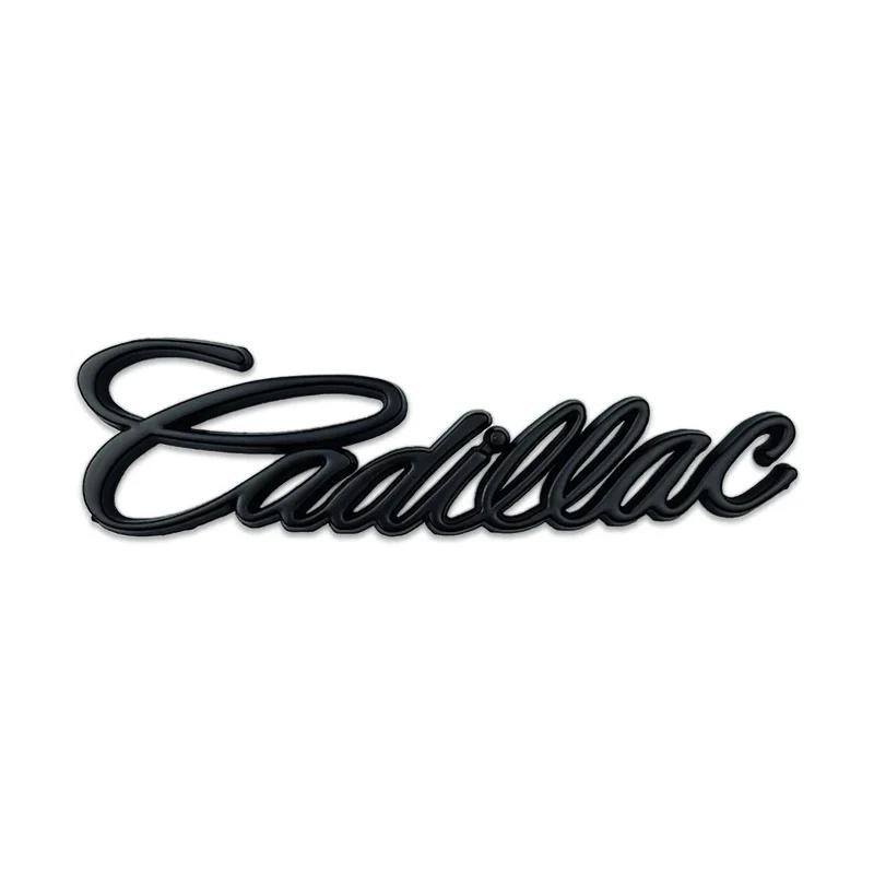 9.5x2.5cm Car Fender Side Sticker Rear Trunk Metal Emblem for Cadillac Escalade ATS BLS CT4 CTS EXT STS XLR XT4 XT5 Deville DTS