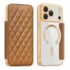 Кошелек-книжка из ПУ кожи с магнитной застежкой MagSafe для iPhone 17 Pro Max Air 17e 16 15 14 Plus 13 12 11 Слот для карт