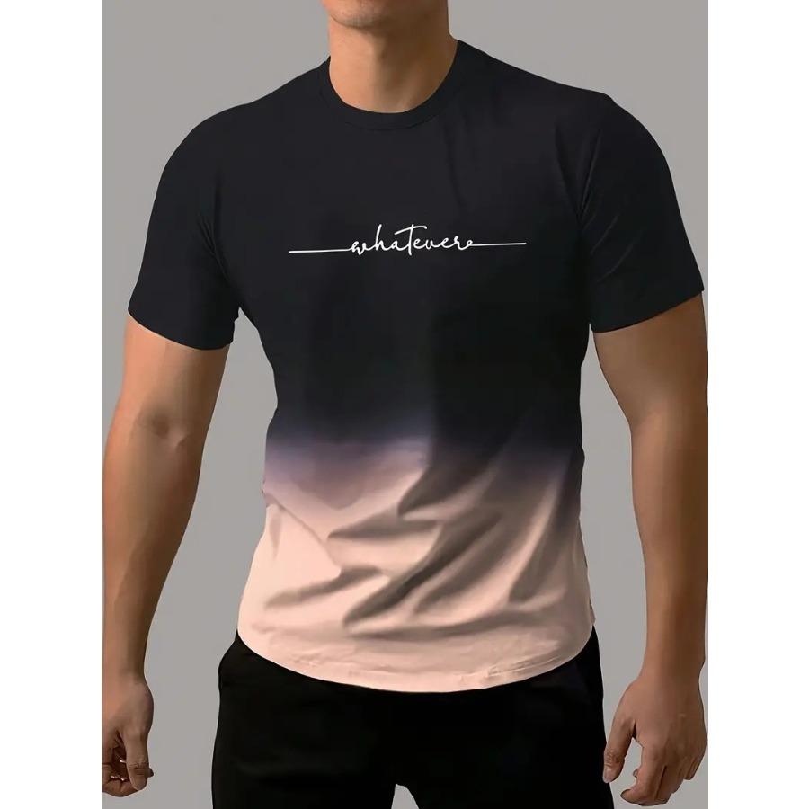 XL-7XL Мужские топы с круглым вырезом и коротким рукавом с 3D-принтом Летние футболки больших размеров