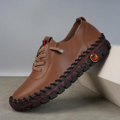 Туфли для мам из микрофибры ручной работы, повседневные туфли, износостойкие туфли на плоской подошве, женская обувь большого размера 44