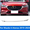 Для Mazda 6 M6 Atenza - 2024 Хром Передний Бампер Крышка Капота Верхняя Решетка Отделка Аксессуары Стайлинг Автомобиля