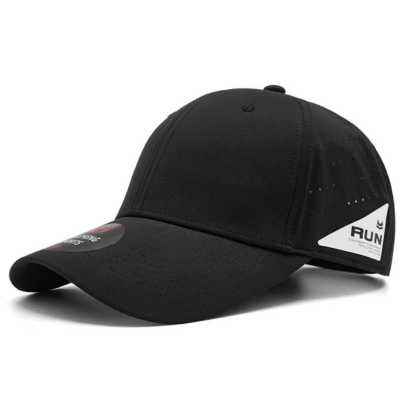 Men's baseball hat, summer hardtop quick-dry breathable sun hat, outdoor sports hiking and travel sunscreen baseball cap