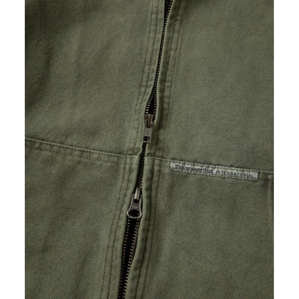 Это никогда не было так Overdyed Hooded Jacket Olive