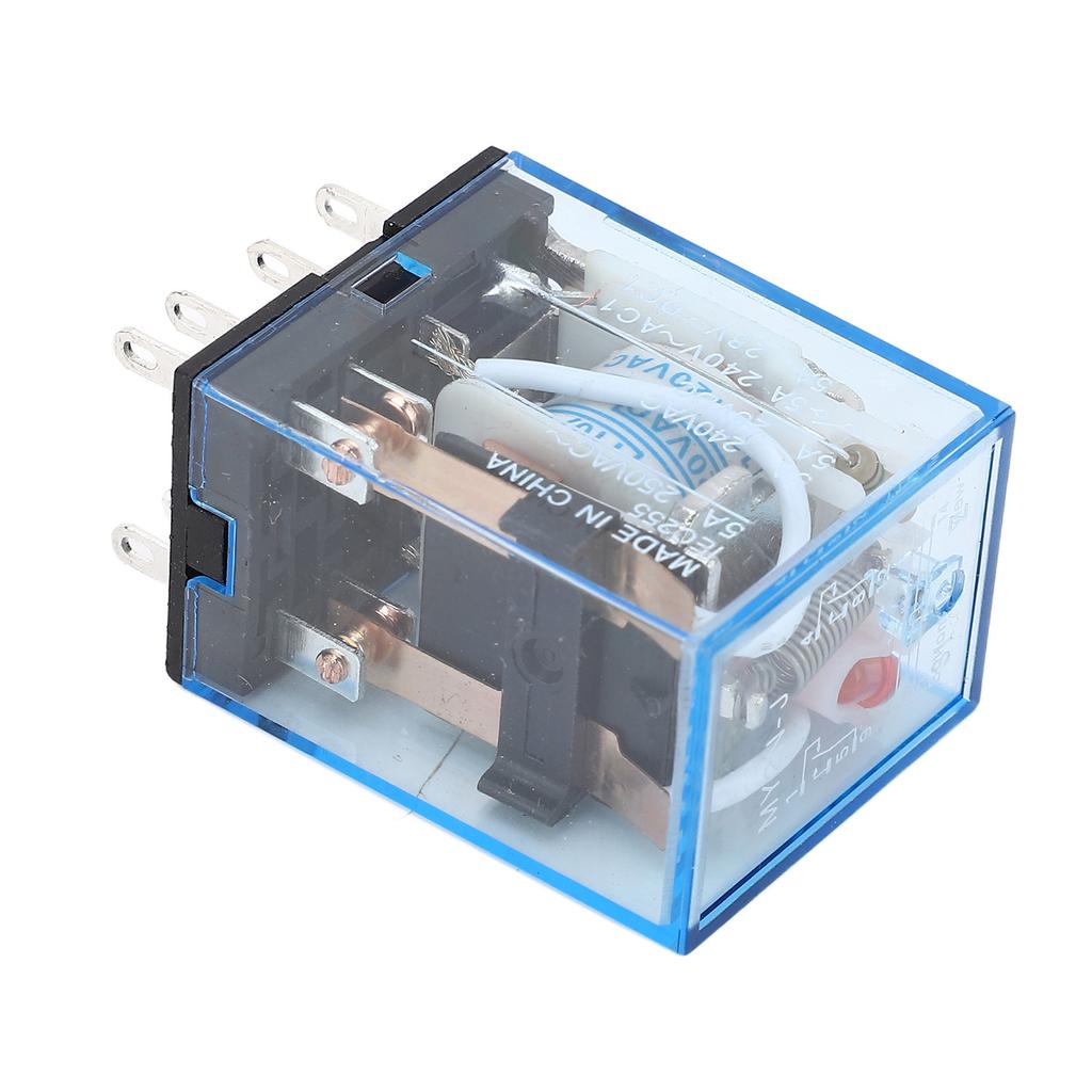 Миниатюрное промежуточное реле, 10 шт., 8 контактов, 2 открытия, 2 закрытия, силовое реле катушки для связи 110 В