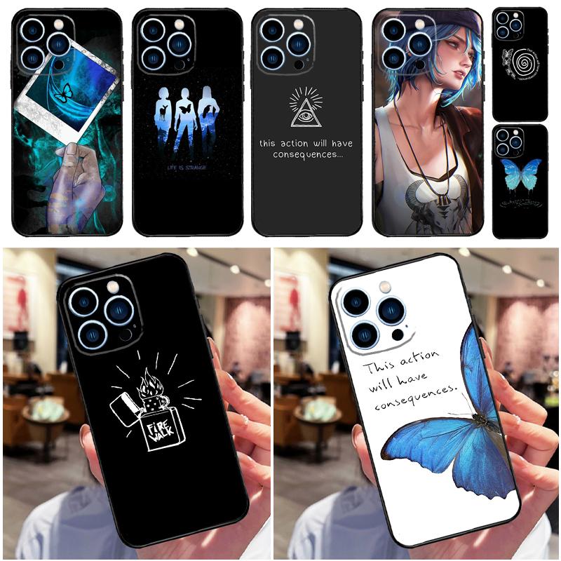 Чехол для телефона с игрой Life Is Strange для iPhone 16 15 14 13 12 11 Pro X XR XS Max Plus Мягкий чехол из ТПУ