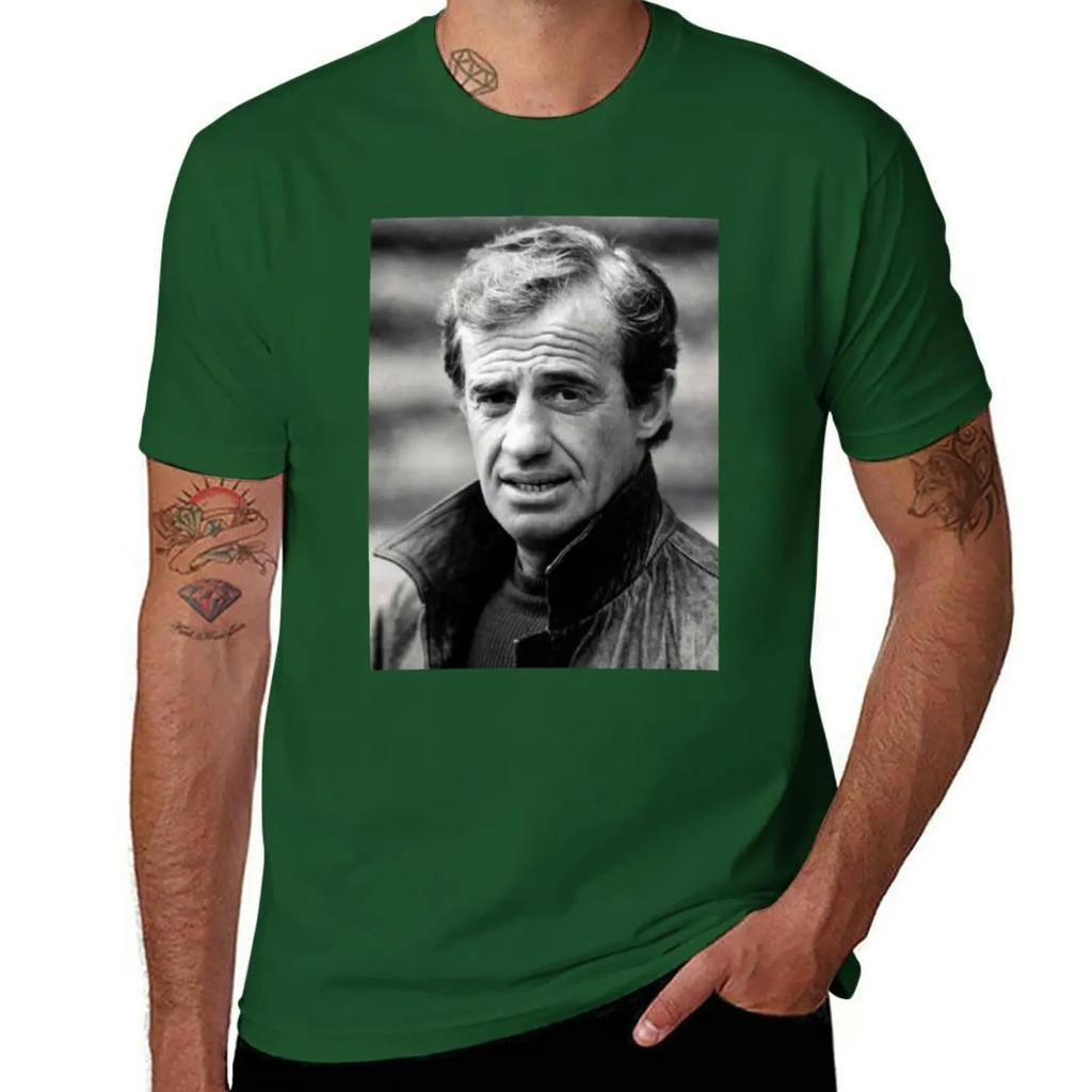 New John Paul Belmondo TShirt Tees Heavyweight T Shirts Hippie Clothes T Shirts For Unisex Cotton