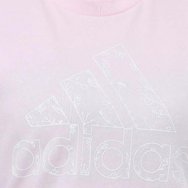 adidas Женская розовая футболка с втачным рукавом GL1033