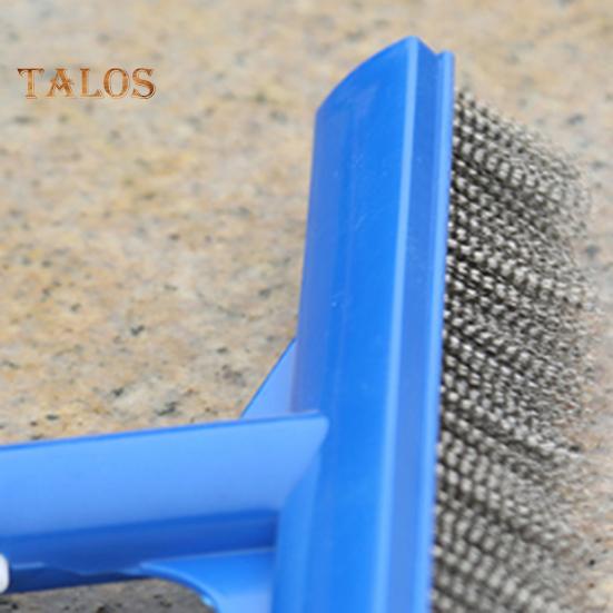 Головка щетки для бассейна Щетка для бассейна из нержавеющей стали с загнутыми концами для углов Щетки для бассейна для плитки, ступеней, полов