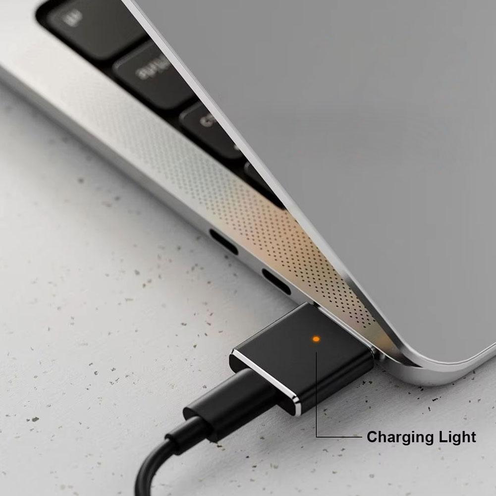 USB Type-C на MagSafe Магнитный кабель-преобразователь для зарядки Ноутбука для MacBook Pro для Air 100 Вт МАКС. для M1/M2/M3/M4