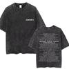 Singer Junior H Sad Boyz Washed Vintage Tshirt Summer Men Women Casual Fashion Oversized TShirt Mens Hip Hop Aesthetic T Shirt