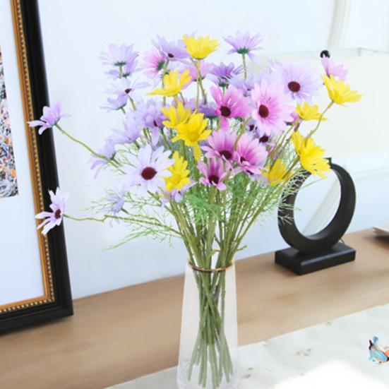 1 шт. поддельный цветок 5 головок яркие красочные специальные широкое применение искусственный цветок для стола