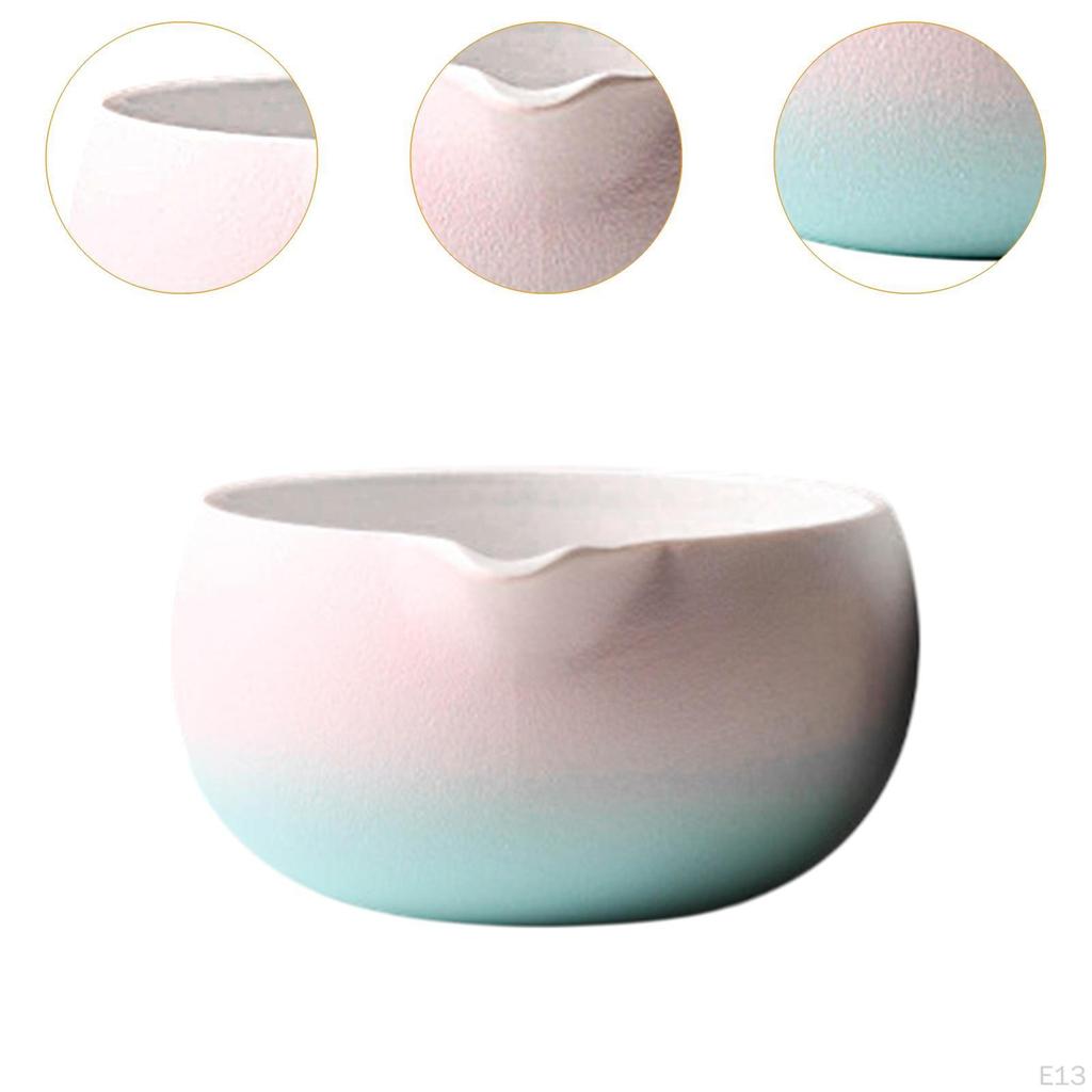 Керамическая чаша для матча с носиком для смешивания чая для домашнего офиса