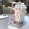 Прозрачный чехол для телефона с бесшовным узором из красных роз для IPhone 14 15 16 13 12 11 17 Pro Max 12 13 Mini Мягкая накладка