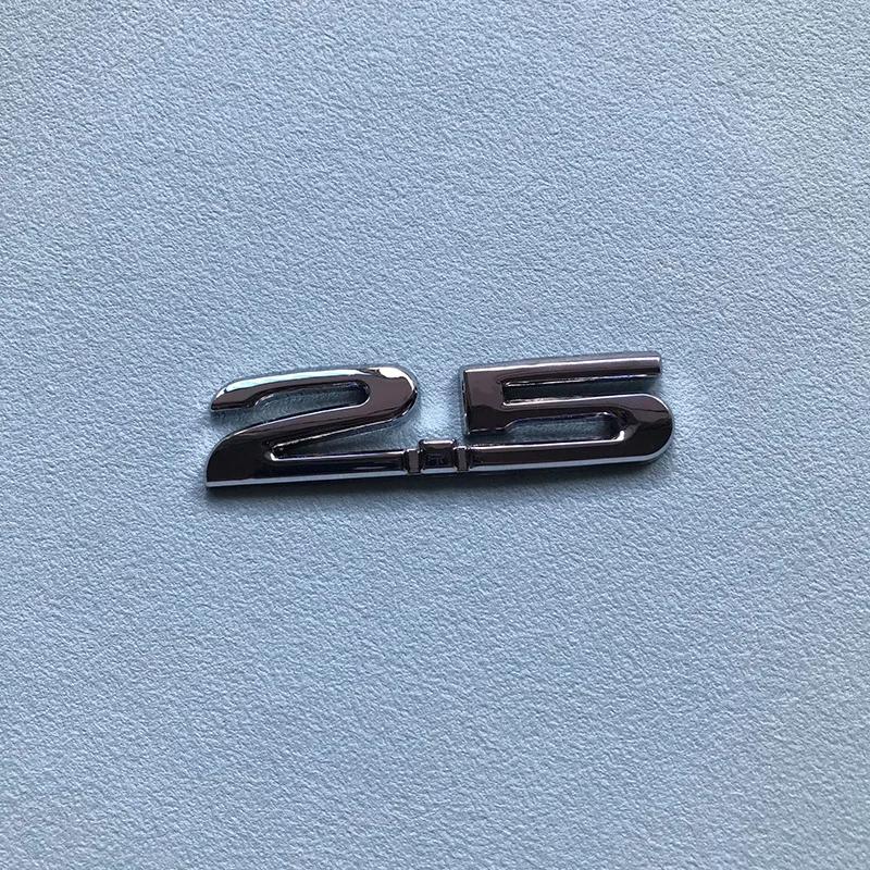 3D Metal 2.0 2.5 AWD Logo Letters Car Trunk Emblem Badge Decal 2.5 AWD Sticker Accessories