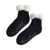 Fuzzy Warm Slipper Socks for Women Cozy Fluffy Fleece Lined Home Floor Socks with Grippers Winter Soft Thermal Sleep Socks