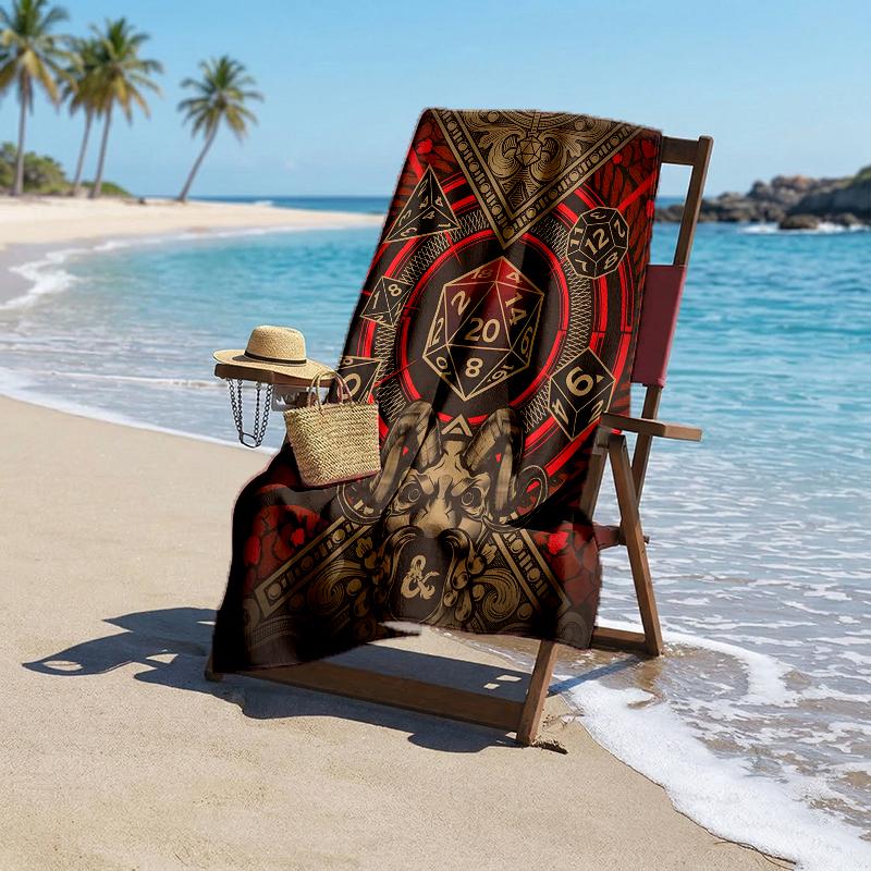 Dungeon Master Fashion Beach Towel: Ideal for Summer Adventures Soft, absorbent and quick drying suitable for swimming and bathing